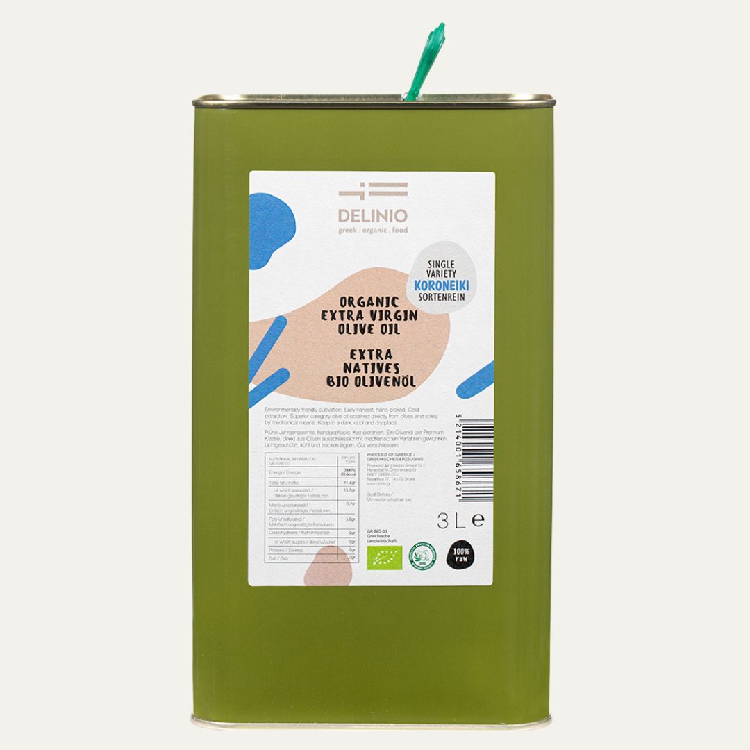 Extra Natives Bio Olivenöl, KORONEIKI, 3 L