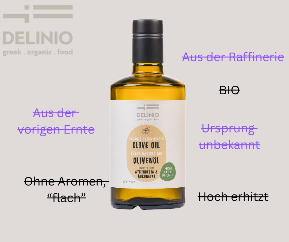High Polyphenol Premium Bio Olivenöl