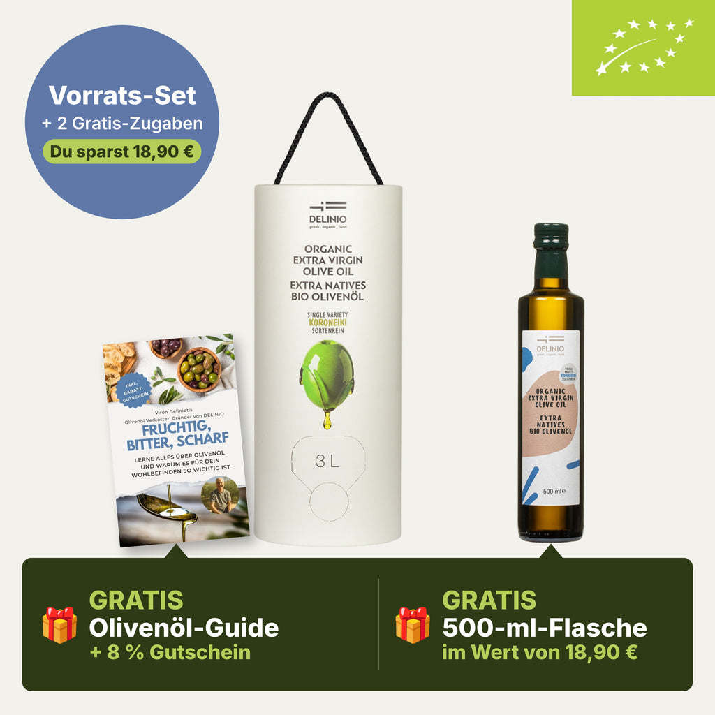 Olivenöl Vorratspaket 3,5 L (3 L + 500 ml)