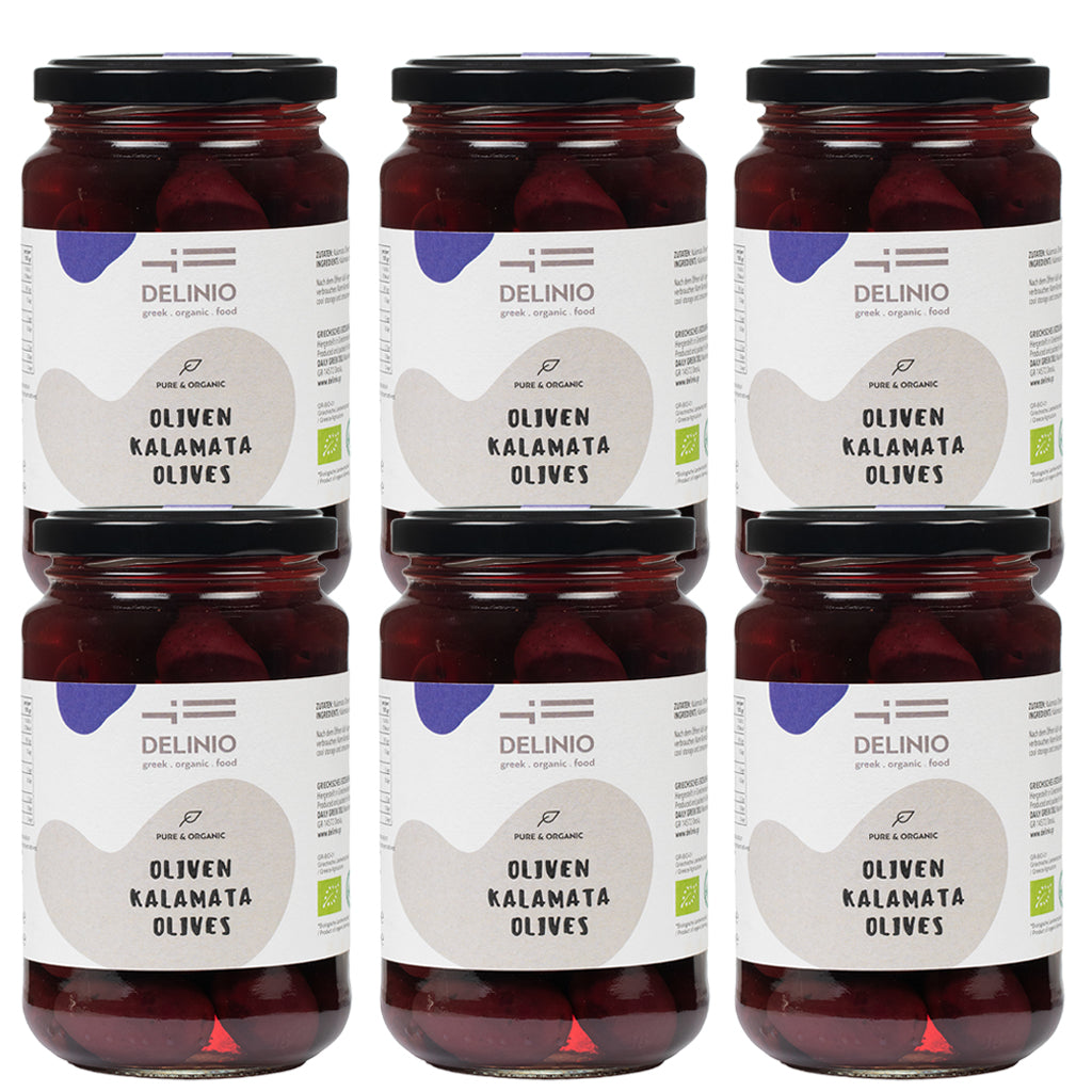 Kalamata Bio - Oliven, 370 gr Glas