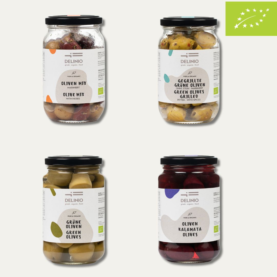 Bio Oliven-Probierset / 4 Sorten