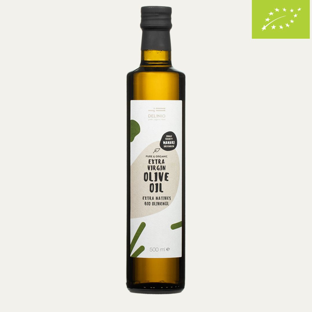 Extra Natives Bio Olivenöl, MANAKI, 500ml - Early harverst