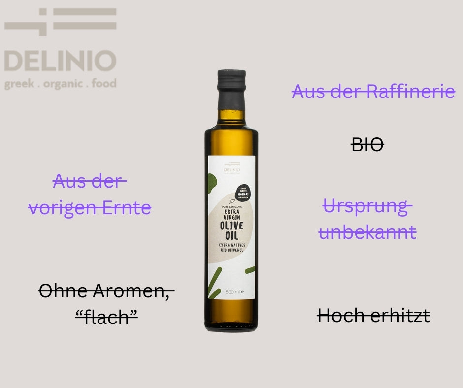 Extra Natives Bio Olivenöl, MANAKI, 500ml - Early harverst