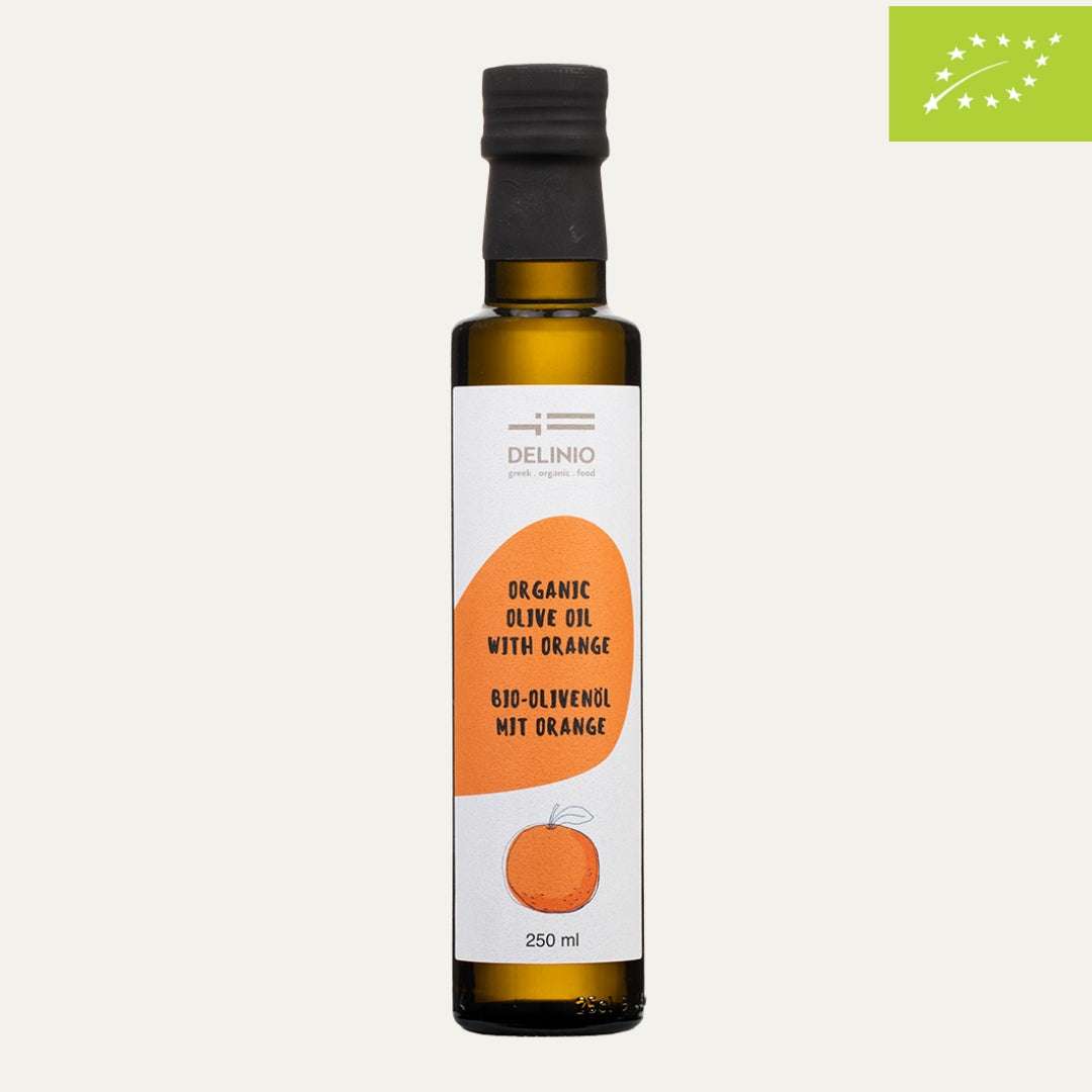 Bio Olivenöl mit Orange, 250 ml