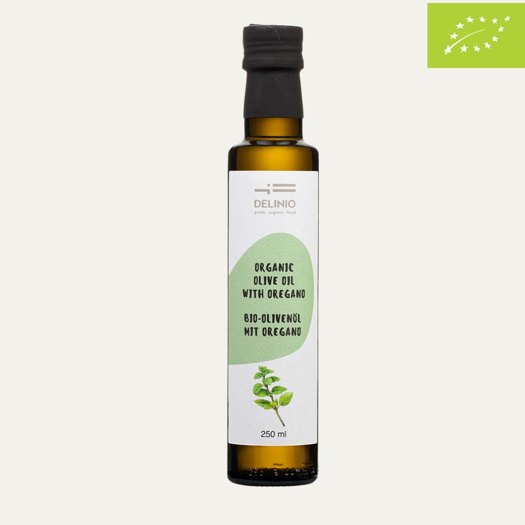 Bio Olivenöl mit Oregano, 250 ml