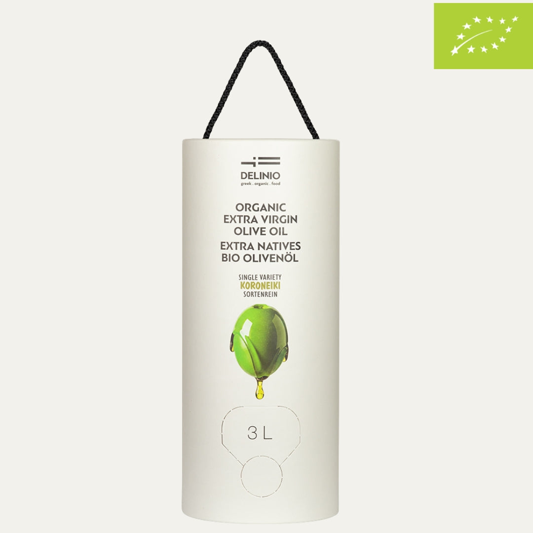 Extra Natives Bio Olivenöl, KORONEIKI, 3 L TUBE