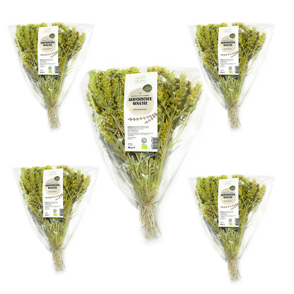 5 x Griechischer Bio Bergtee als Strauss, a 60 gr