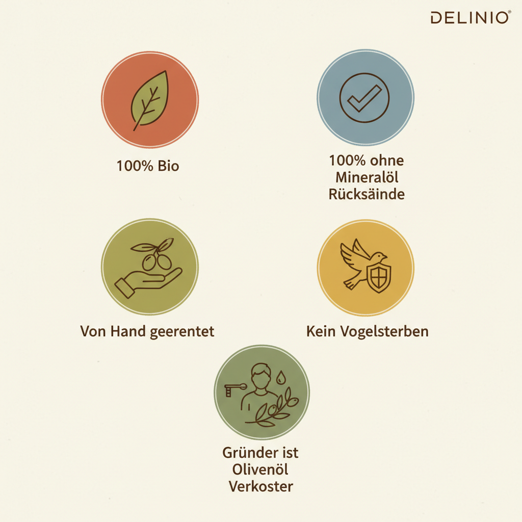 Extra Natives Bio Olivenöl, MANAKI, 500ml - Early harverst