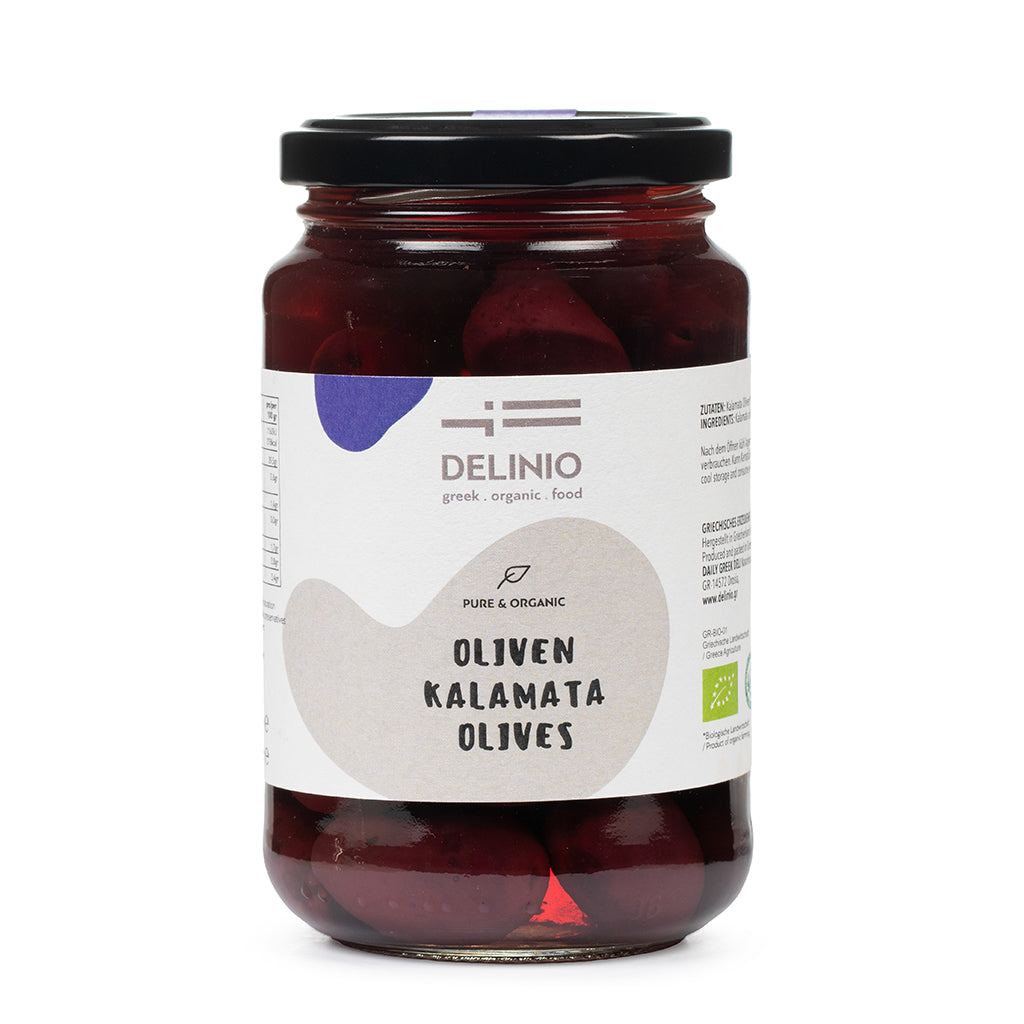 Kalamata Bio - Oliven, 370 gr Glas